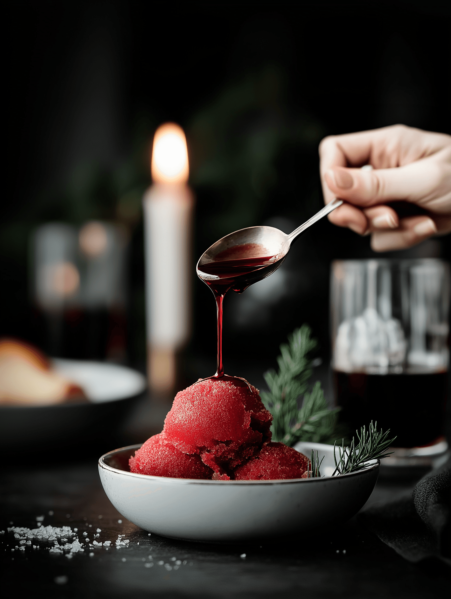 Blodapelsinsorbet