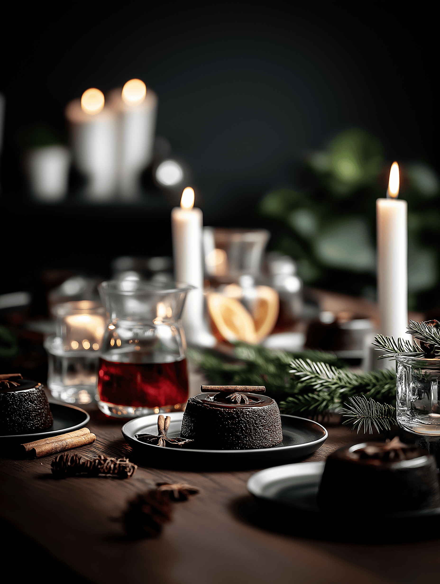 Mörk chokladfondant
